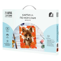 Картина по номерам Три совы Лисица КХ_44142