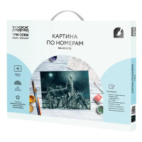 Картина по номерам Три совы Ночная охота КХ_44164