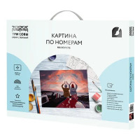Картина по номерам Три совы Прекрасный вид КХ_44187