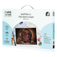 Картина по номерам Три совы Винный погреб КХ_44134
