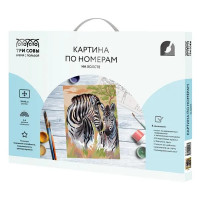 Картина по номерам Три совы Зебры КХ_44128