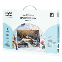 Картина по номерам Три совы Зима КХ_44127