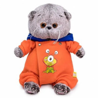 Классическая игрушка BUDI BASA Collection Басик Baby в комбинезоне с монстриком BB-075 20 см