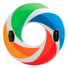 Надувной круг Intex Color Whirl Tube 58202