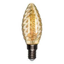 Светодиодная лампочка Rexant Витая свеча LCW35 9.5Вт E14 950Лм 2400K теплый свет 604-120