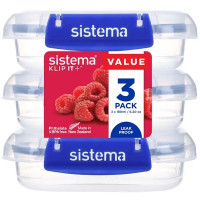 Набор контейнеров Sistema Klip It+ 881523