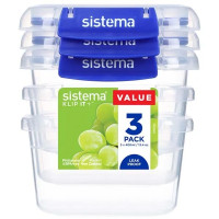 Набор контейнеров Sistema Klip It+ 881543