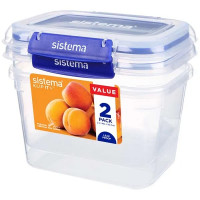 Набор контейнеров Sistema Klip It+ 881642