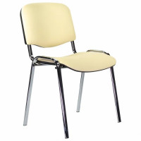 Офисный стул Staff Iso Lite CF-008 (хром/экокожа бежевый Z-21)