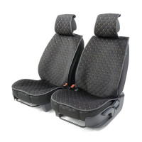 Накидка на автомобильное сидение Car Performance CUS-1012 BK/BE (алькантара, черный/бежевый)