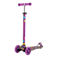 Двухколесный детский самокат Maxiscoo Junior MSC-J072101PR (бабочки)
