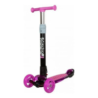 Трехколесный самокат Novatrack Rainbow Pro Transparent New 120PROT.RAINBOW.PN22 (розовый)