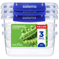 Набор контейнеров Sistema Klip It+ 881630