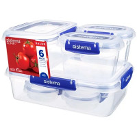 Набор контейнеров Sistema Klip It+ 881760