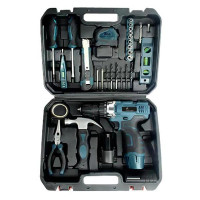 Дрель-шуруповерт AccesStyle Home Master ECD-A/12-25/HMS (с 2-мя АКБ, кейс, набор оснастки)