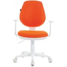 Компьютерное кресло Brabix Fancy MG-201W 532410 (белый/оранжевый TW-96-1)