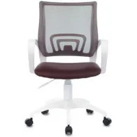 Компьютерное кресло Brabix Fly MG-396W 532398 (белый/коричневый TW-09A/TW-14C)
