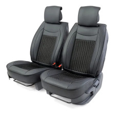 Комплект чехлов для сидений Car Performance CUS-2072 BK/BK (ткань/экокожа, черный)