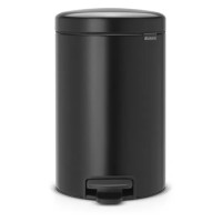 Brabantia Pedal Bin NewIcon 12 л (черный матовый)