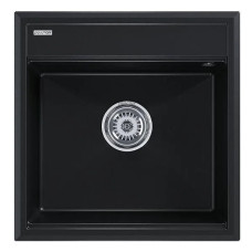 Кухонная мойка Paulmark Stepia-500 PM115051-BLM (черный металлик)