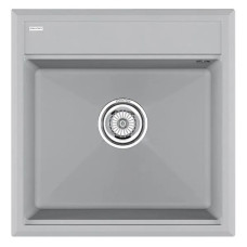Кухонная мойка Paulmark Stepia-500 PM115051-GRS (серый дым)