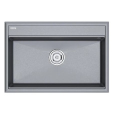 Кухонная мойка Paulmark Stepia-750 PM117551-GRM (серый металлик)
