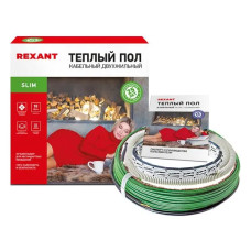 Нагревательный кабель Rexant RNB-160-1900 160 м 1900 Вт