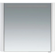 AM.PM Шкаф с зеркалом Sensation 80 M30MCL0801WG (левый, белый глянец)