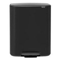 Brabantia Bo Pedal Bin 2 x 30 л (черный матовый)