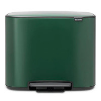 Brabantia Bo Pedal Bin 3 x 11л (зеленая сосна)
