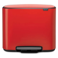 Brabantia Bo Pedal Bin 36 л (красный)