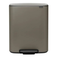 Brabantia Bo Pedal Bin 60 л (платиновый)