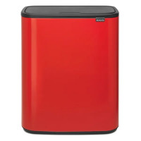 Brabantia Bo Touch Bin 2x30 л (пламенно-красный)