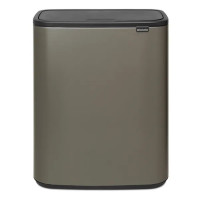 Brabantia Bo Touch Bin 60 л (платиновый)