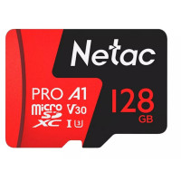 Карта памяти Netac P500 Extreme Pro 128GB NT02P500PRO-128G-R + адаптер