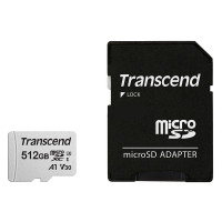 Карта памяти Transcend microSDXC 300S 512GB (с адаптером)