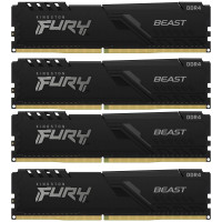 Оперативная память Kingston FURY Beast 4x32GB DDR4 PC4-25600 KF432C16BBK4/128