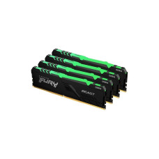 Оперативная память Kingston FURY Beast RGB 4x32GB DDR4 PC4-28800 KF436C18BBAK4/128