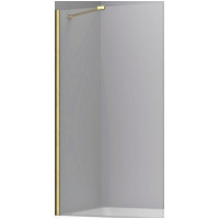 Стеклянная шторка для ванны Wasserkraft Aisch 55P01-80 Fixed