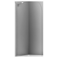 Стеклянная шторка для ванны Wasserkraft Leine 35P01-80 Fixed