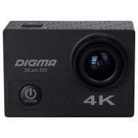 Экшен-камера Digma DiCam 320 DC320 (черный)