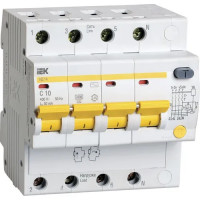 Дифференциальный автомат IEK MAD10-4-010-C-030