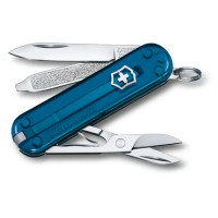 Мультитул Victorinox Classic SD Transparent (темно-синий)