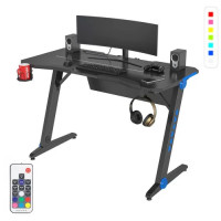 Геймерский стол CACTUS CS-GTIZ-BK-CARBON-RGB
