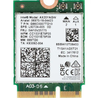 Wi-Fi/Bluetooth адаптер Intel AX201NGWGNVW
