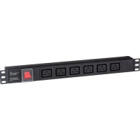 Блок розеток ExeGate ServerPro PDU-19H012 Al-6С19-C20-SW
