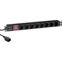 Блок розеток ExeGate ServerPro PDU-19H806 Al-8S-C14-3-SW