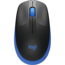 Мышь Logitech M190 (черный/синий)