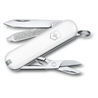 Нож-брелок Victorinox Classic Falling Snow 0.6223.7G (белый)