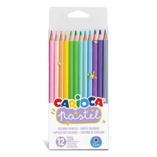 Набор цветных карандашей Carioca Pastel 43034 (12 цв)